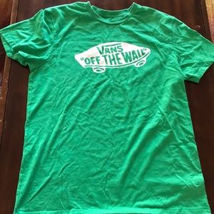 Vans T-Shirt Medium Green great condition